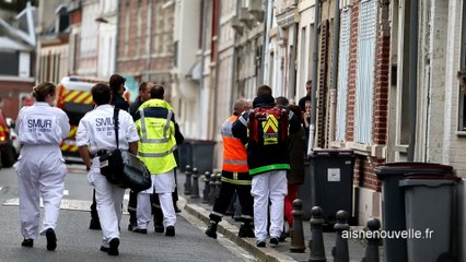 Un homme retranché chez lui à Saint-Quentin