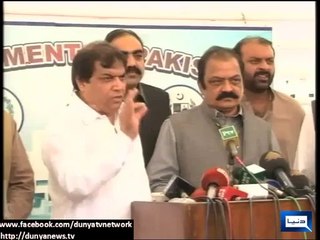 Rana Sanaullah, Hanif Abbasi Lashes At Imran Khan