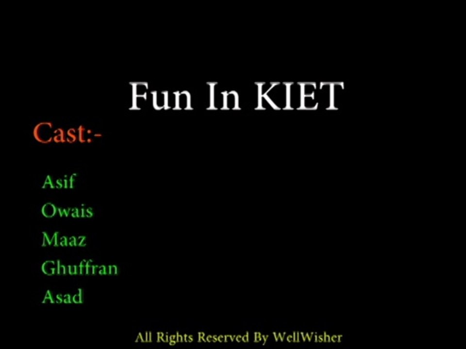 Fun In PAF KIET ( Slap On the Face Right Away)