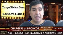 San Diego Chargers vs. Denver Broncos Free Pick Prediction NFL Pro Football Updated Odds Preview 10-23-2014