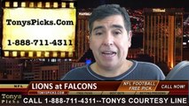 Atlanta Falcons vs. Detroit Lions Free Pick Prediction NFL Pro Football Updated Odds Preview 10-26-2014