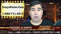 New Orleans Saints vs. Green Bay Packers Free Pick Prediction NFL Pro Football Updated Odds Preview 10-26-2014