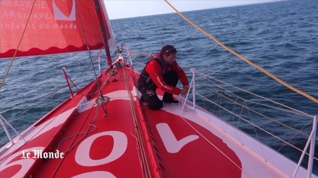 Embarquement avec Tanguy de Lamotte pour la Route du Rhum