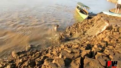 Sliding In the lake Fail - Fails World