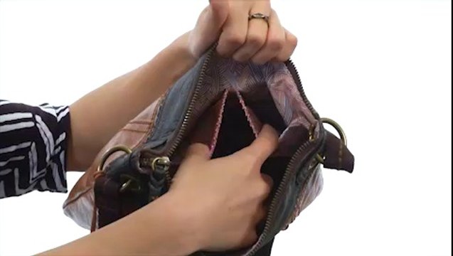 The Sak Kendra Leather Crossbody Brown Snake Multi - Robecart.com Free Shipping BOTH Ways