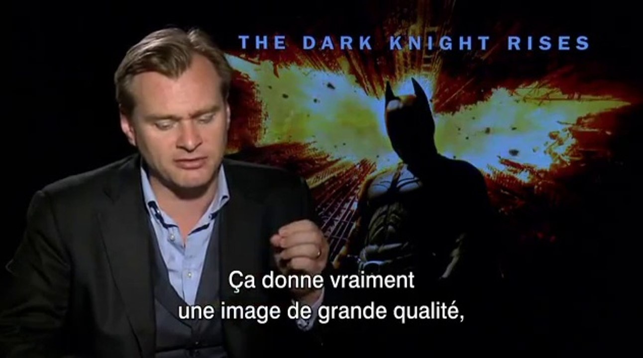 The Dark Knight Rises: Interview Christopher Nolan VO st fr