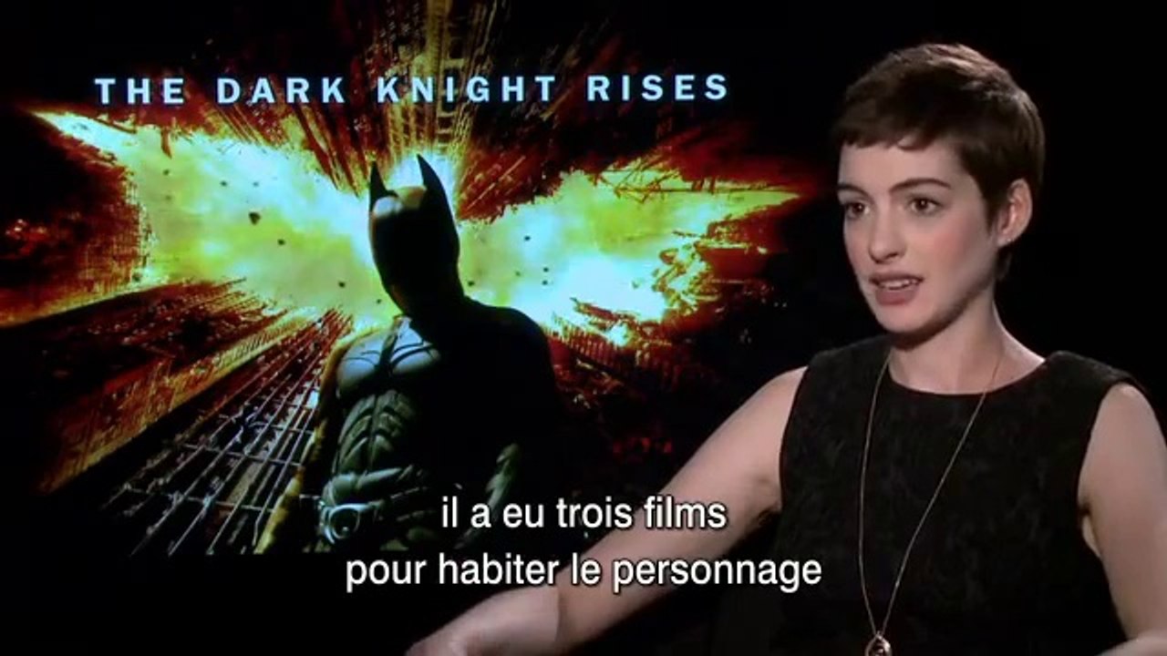 The Dark Knight Rises: Interview Anne Hathaway VO st fr
