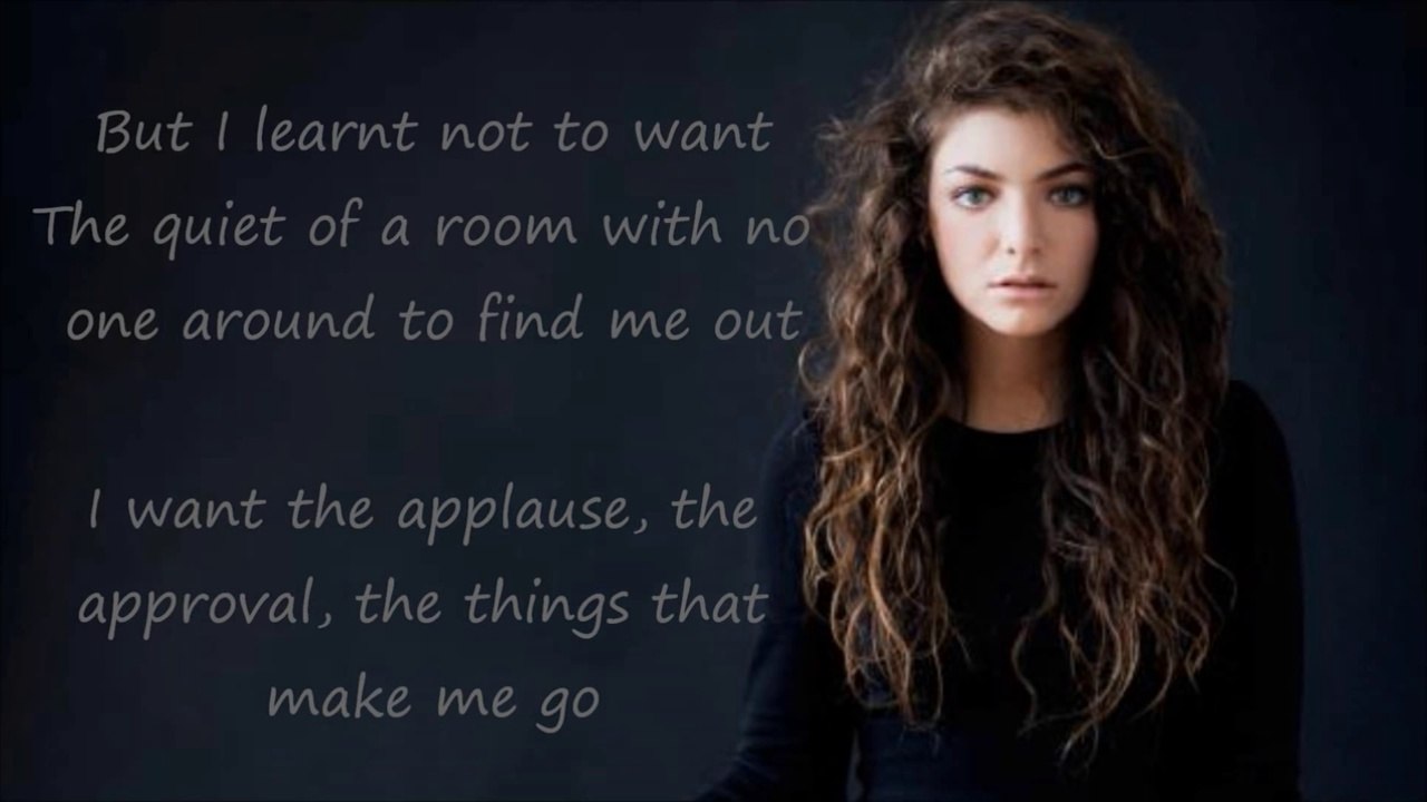 Lorde - Bravado (lyrics)