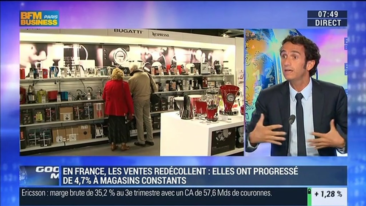 Croissance du chiffre d'affaires: "le groupe Fnac franchit une nouvelle étape": Alexandre Bompard - 24/10