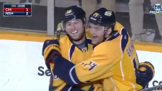 Blackhawks Can't Stop Red-Hot Predators