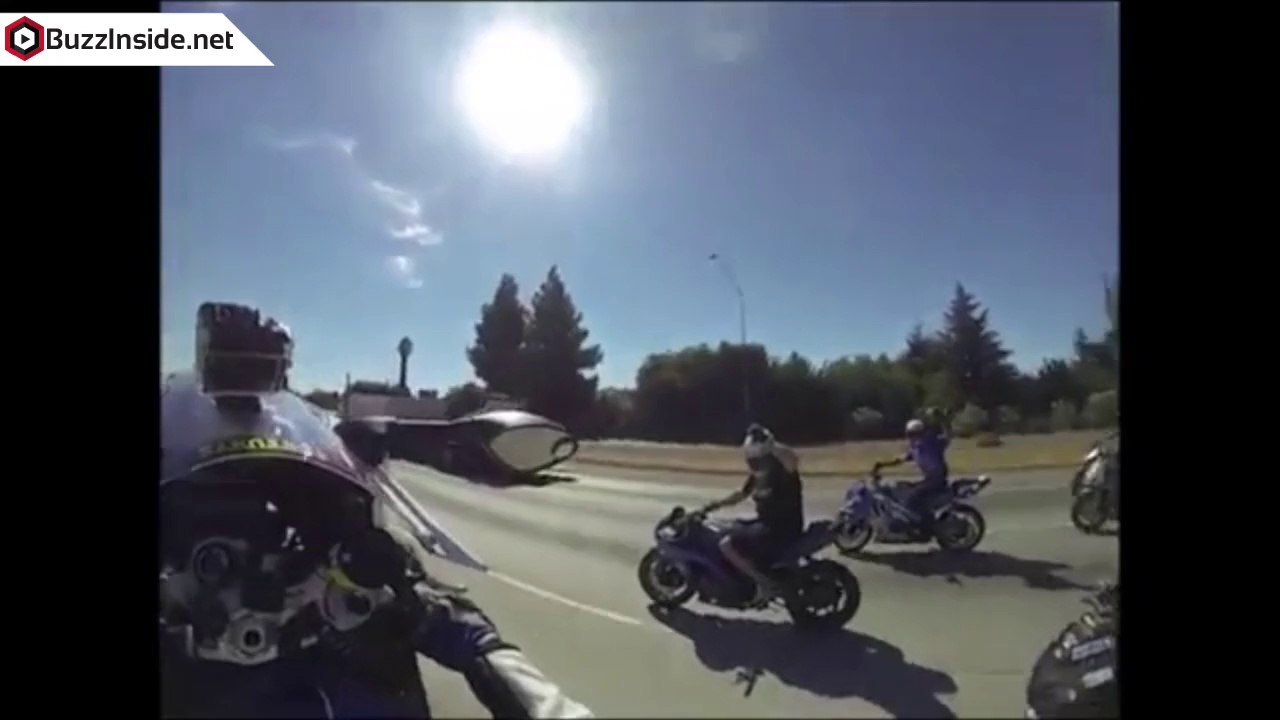 Course poursuite entre motard et police