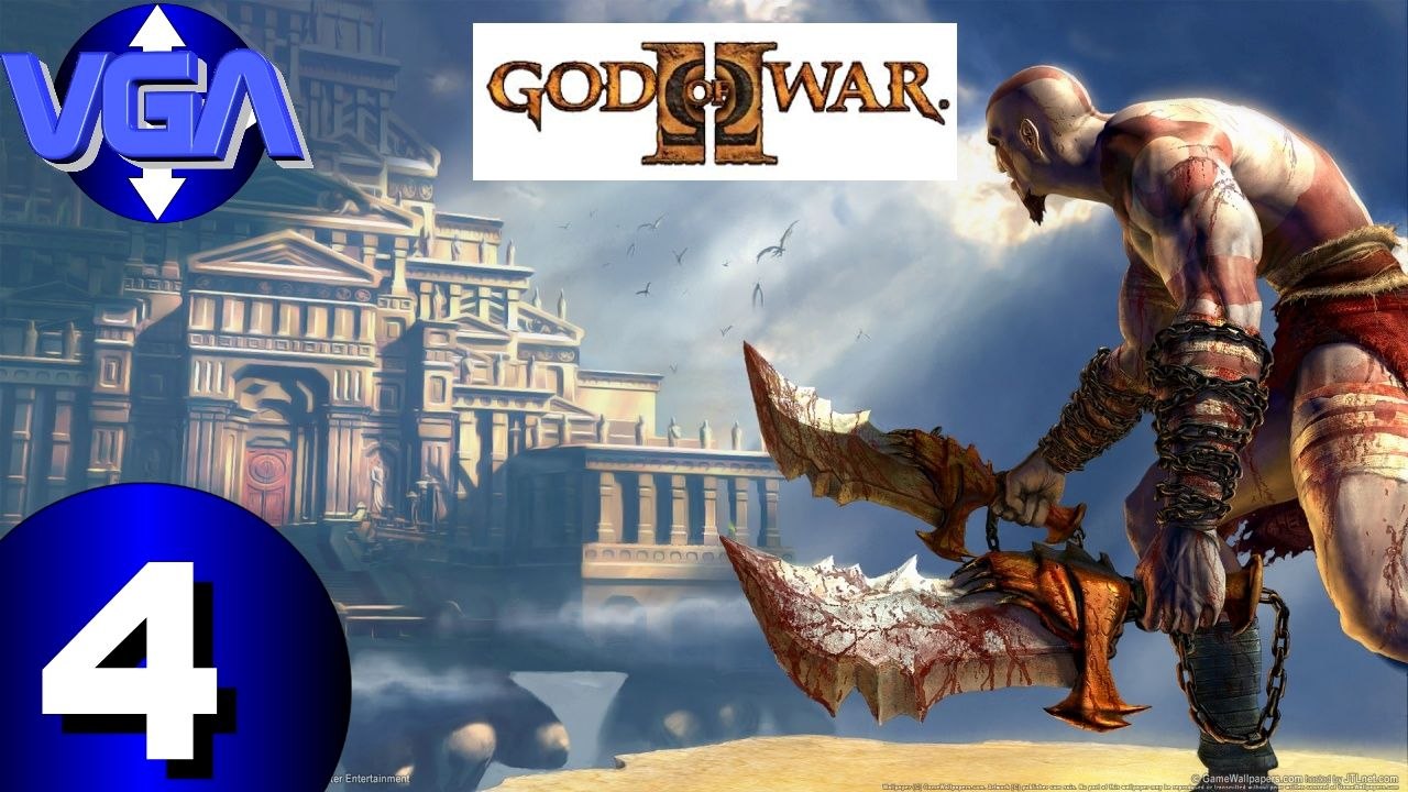 VGA God of war 2 divine retribution playthrough french fr sony ps3 2010 ps2 2007 HD PART 4