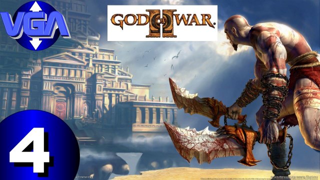 VGA God of war 2 divine retribution playthrough french fr sony ps3 2010 ps2 2007 HD PART 4