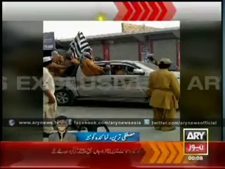 Exclusive Footage of Attack on Maulana Fazl-ur-Rehman