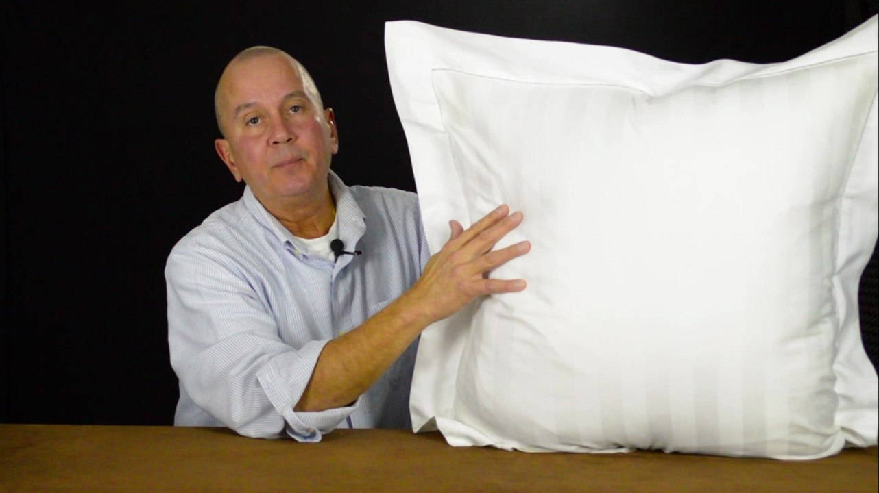 How to eailsy stuff a sham and make your flanges stand up. video