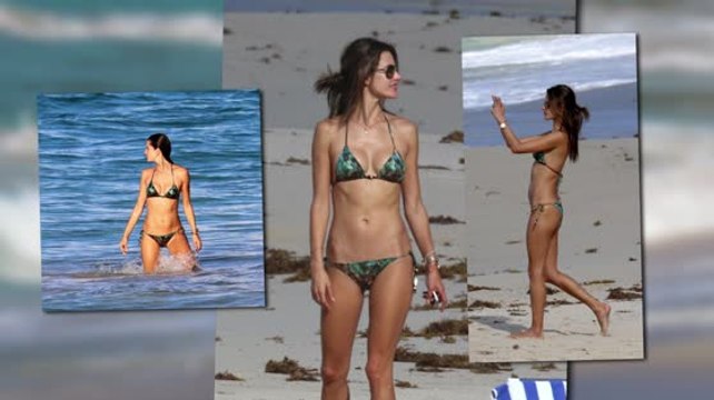 Alessandra Ambrosio Looks Stunning in a Bikini