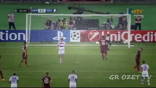 Buts AS Roma Bayern Munich 1-7 2014