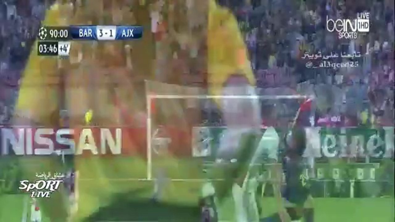 Buts Barcelona Ajax Amsterdam 3-1 2014