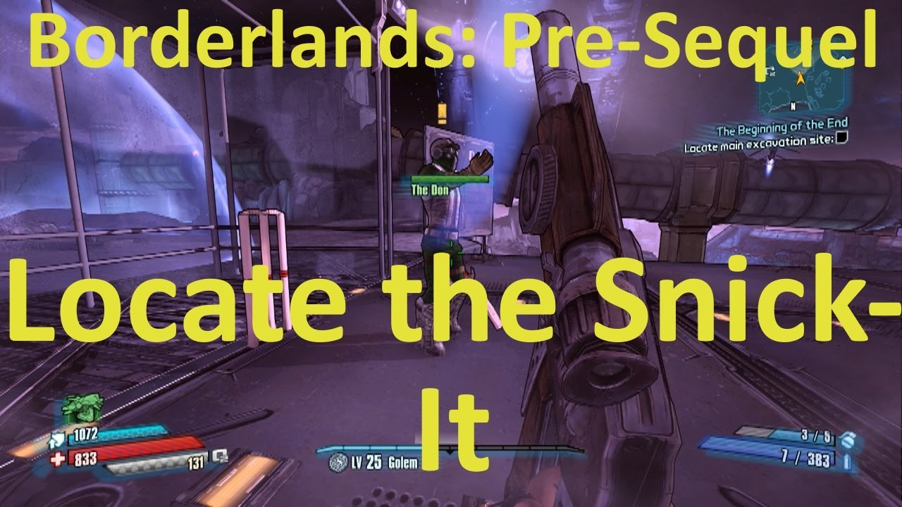 How to Locate Missing Snick-It Ball in The Don in Borderlands: The Pre-Sequel