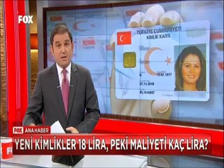 Yeni çipli Kimlikler 18 liraya dağıtılacak peki maliyeti kaç lira