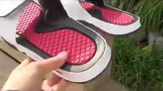 2014 new jordan slipper shoes unboxing review_