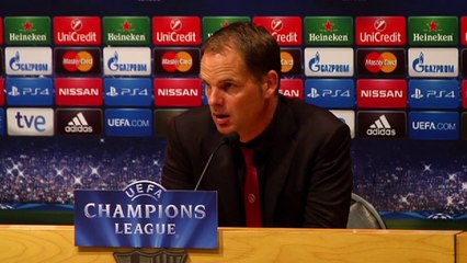 Groupe F - De Boer : "Pas à notre meilleur niveau"