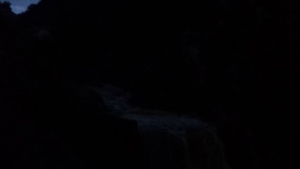 Cascada vista desde bocamina de rampa dolores