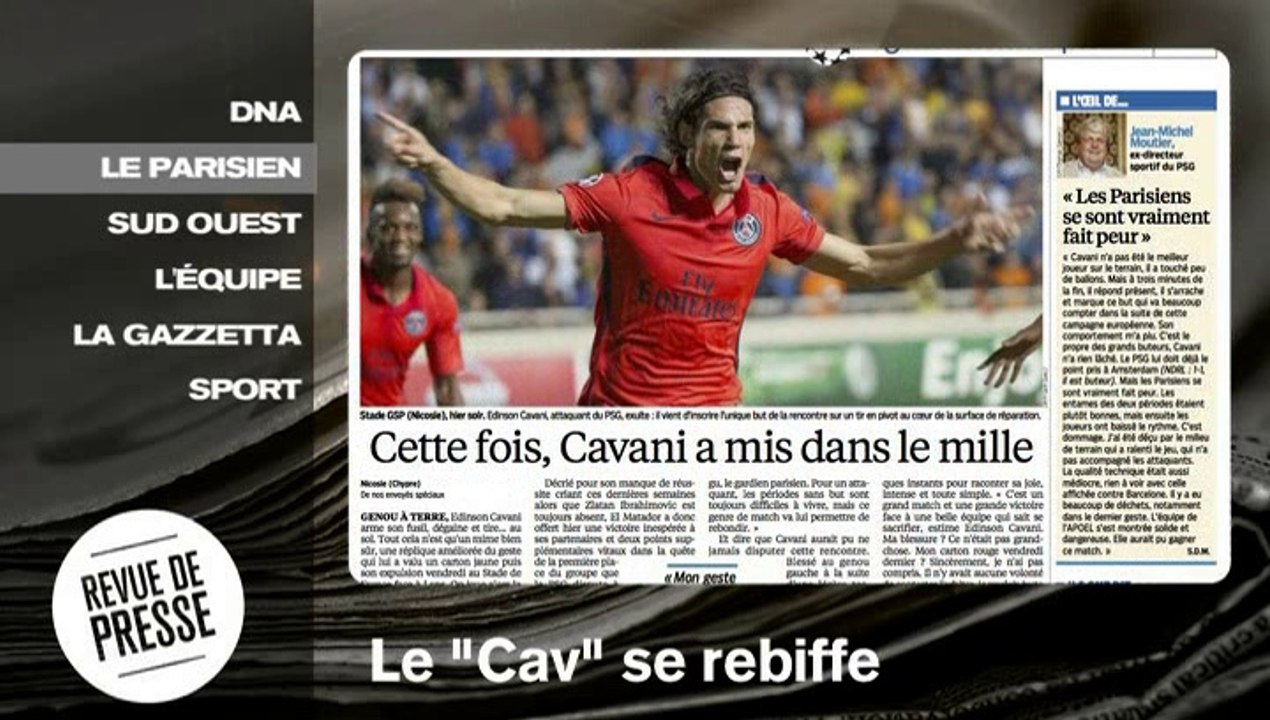 Le "Cav" se rebiffe