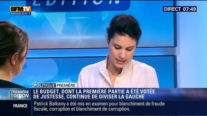 Politique Première: Le projet de budget de l'Etat pour 2015 continue de diviser la gauche - 22/10