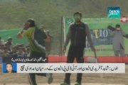 Shahid Afridi playing charity match for IDPs in Bannu