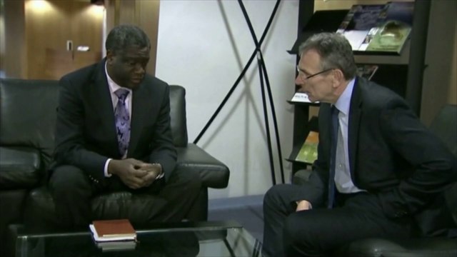 Le prix Sakharov pour le gynécologue congolais Denis Mukwege