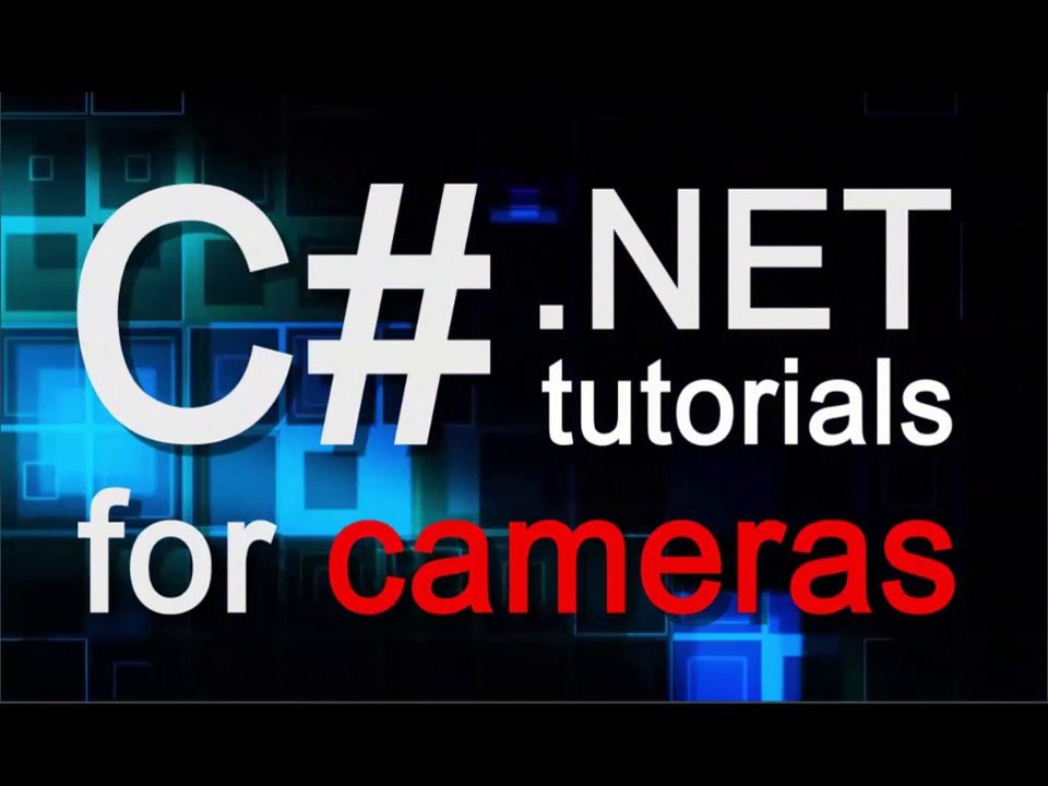 C# camera tutorial #8 - Streaming the image of the camera to smartphone