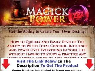 Magick Power  THE SHOCKING TRUTH Bonus + Discount