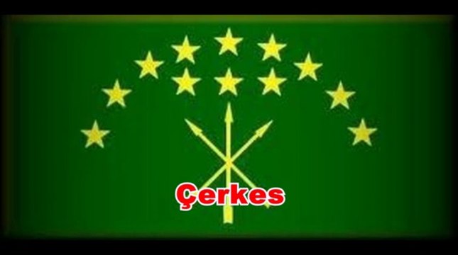 ŞAMİL-MEHTER MAŞI EŞLİĞİNDE -TÜRK DÜNYASI BAYRAKLARI