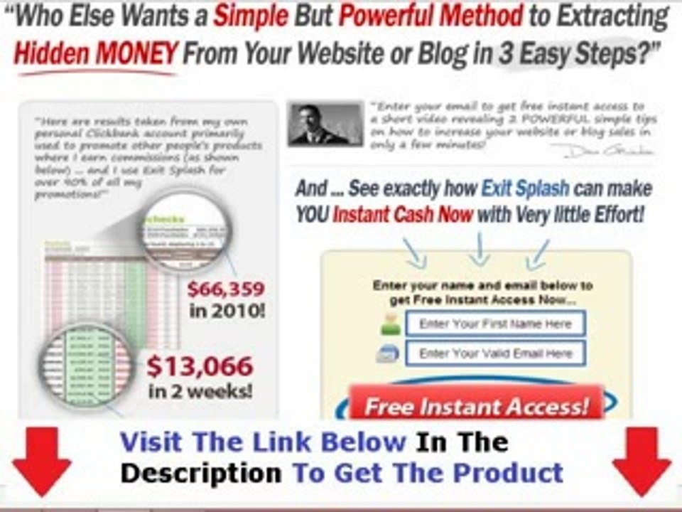 Exit Splash  THE SHOCKING TRUTH Bonus + Discount