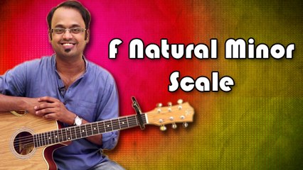 How To Play – F Natural Minor Scale - Guitar Lesson For Beginners