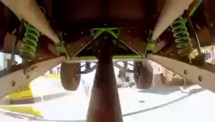 Race Truck Passes Through The City on Excessive Speed