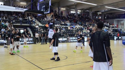 Hamburg Towers beim aufwärmen gegen die Giants