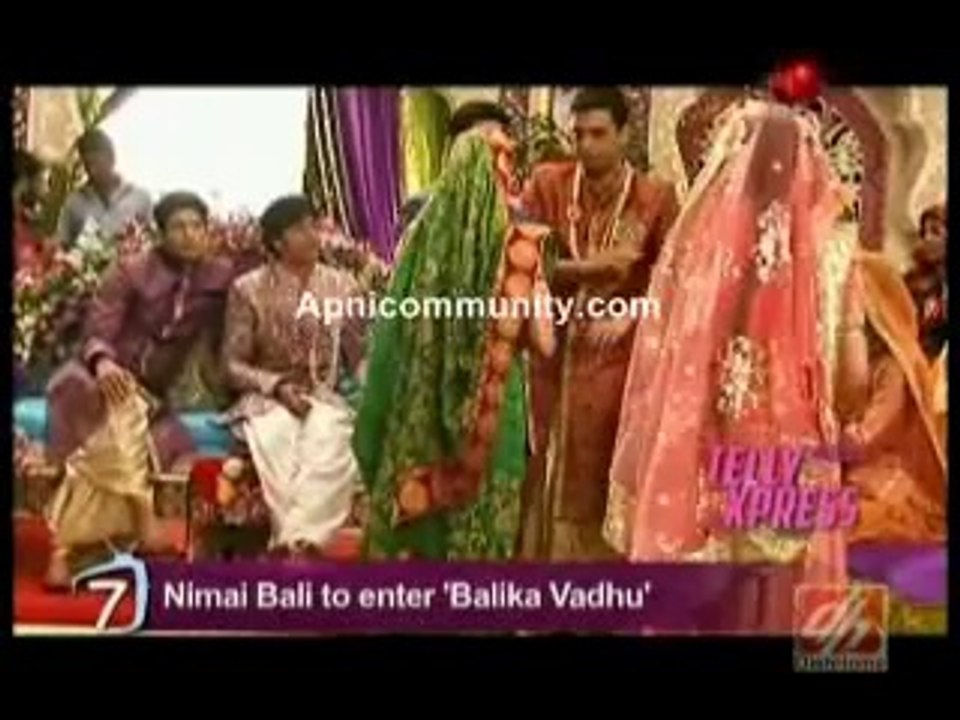 Balika Vadhu - 22nd October 2014 Nimai Bali to enter the show www.apnicommunity.com