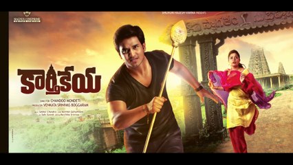 Karthikeya movie poster Making