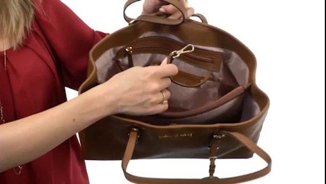 MICHAEL Michael Kors Jet Set Large Travel E_W Tote Claret - Robecart.com Free Shipping BOTH Ways