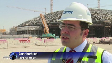 Abou Dhabi: visite du chantier du Louvre