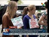 EE.UU.: protestan en embajada mexicana por estudiantes desaparecidos