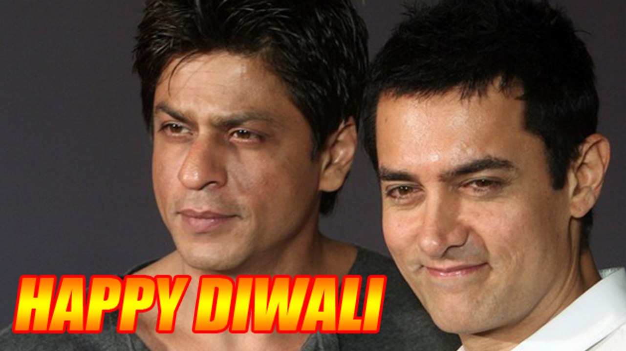 Aamir Wishes Shahrukh On the Occasion Of Diwali