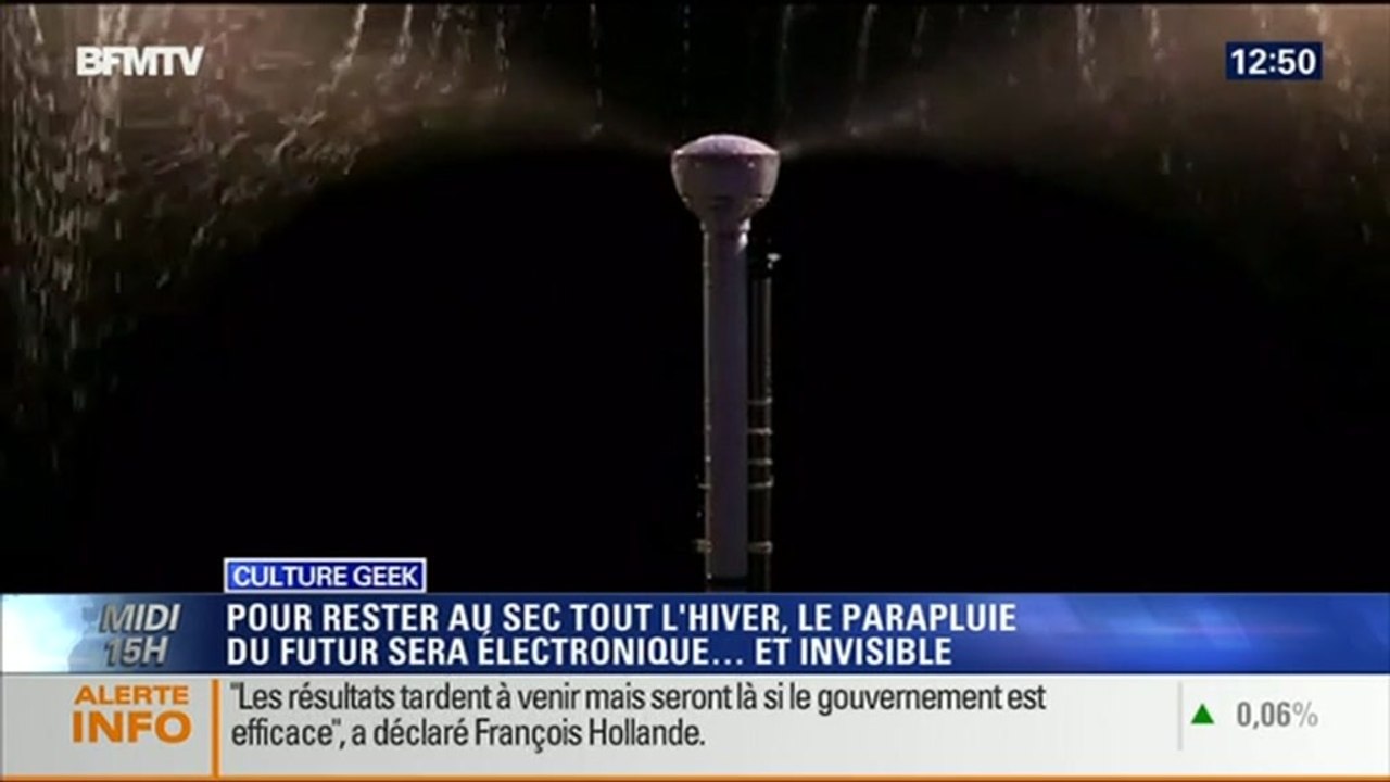 Culture Geek: Le parapluie du futur sera électronique et invisible - 22/10