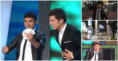 Magician Amazes The World Teleporting Himself To Tokyo | El Mago Pop Sorprende A Mario Casas Teletransportándose A Tokio - Los Viernes Al Show