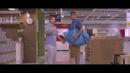 Hommage d'Ikea Singapour à Shining pour Halloween