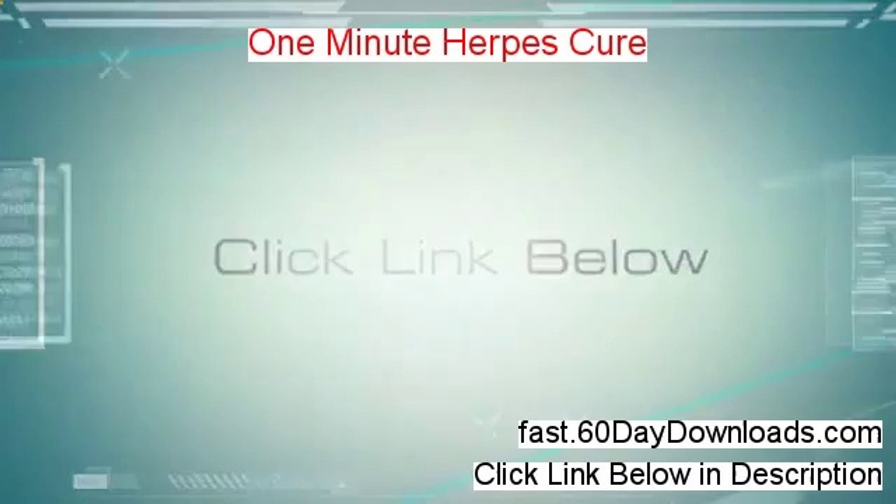 One Minute Herpes Cure 2.0 Review, does it work (and instant access)