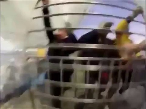 Baston de hooligans filmée à la GoPro !