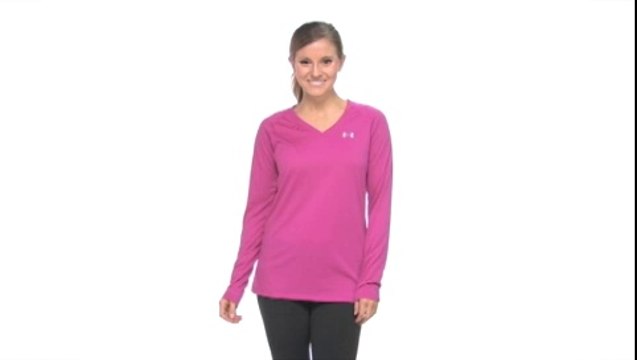 Under Armour Tech™ L/S Tee Black/Silver - Robecart.com Free Shipping BOTH Ways